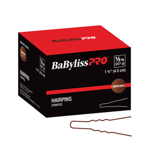 03-070415 BABYLISS PRO HAIR PINS - BROWN 2" 1/2LB BOX